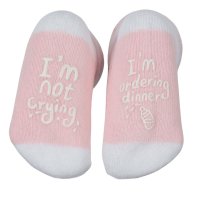 S520-P: Pink 2 Pack Anti-Slip Terry Socks (0-12 Months)